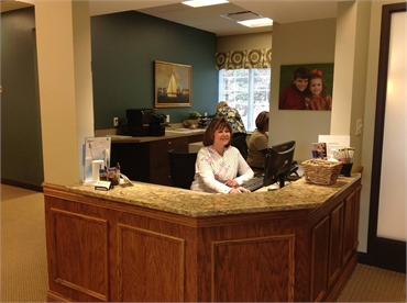 Reception staff at the office of Knoxville dentist Robert M. Kelso DDS