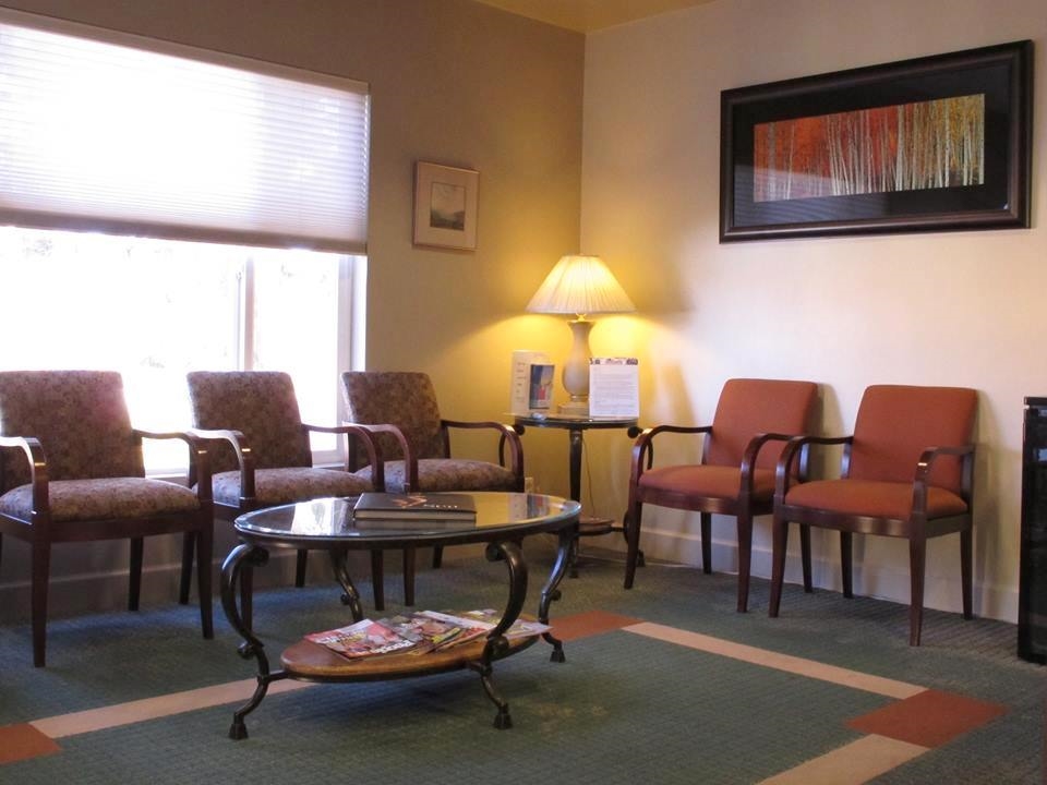 waiting lounge at our cosmetic dentistry in San Bruno CA 94066