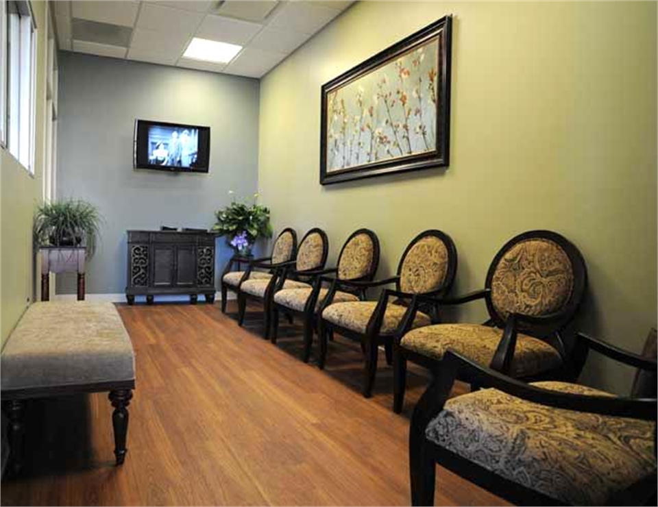 patient lounge at Beautiful Dentistry Salisbury NC
