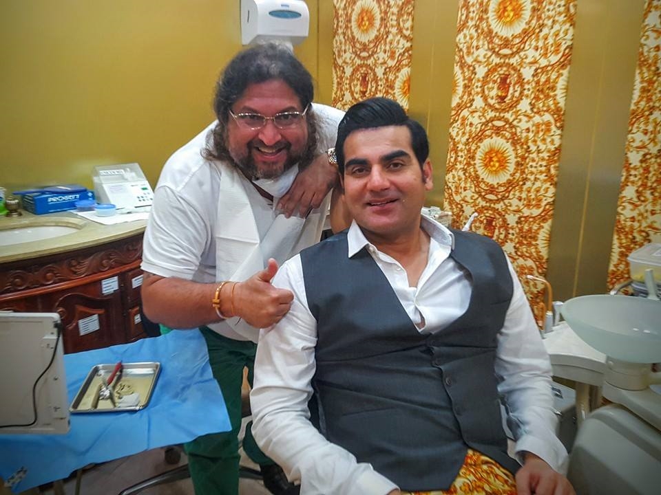 Dr. Sunil Phol with Bollywood actor Arbaaz Khan