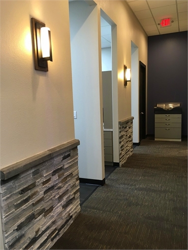 Hallway in our general dentistry located 1.7 miles to the north of Villages at Clear Springs Richard