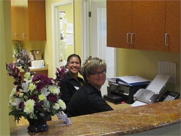 Front desk staff at our general dentistry in Bonita Springs FL