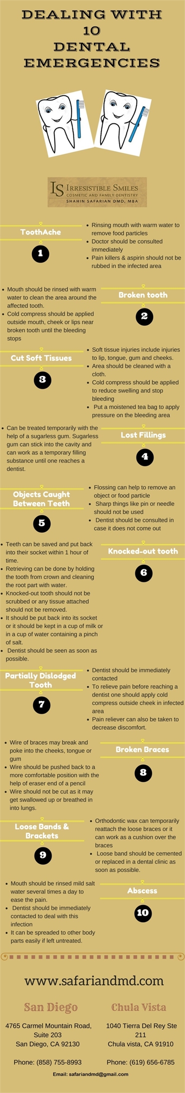 10 Dental Emergencies