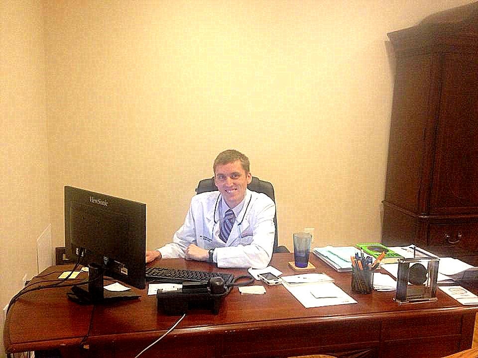 Dr. Neibauer at his general dentistry office in Fredericksburg VA