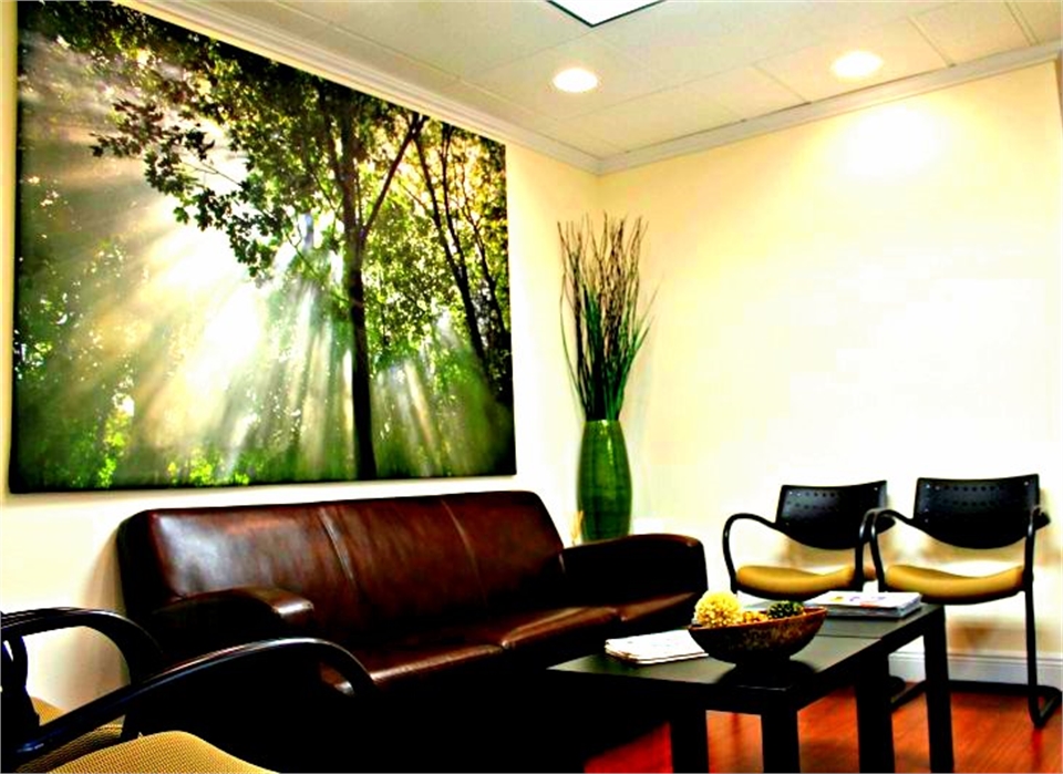 Waiting area at our general dentistry office in Hallandale 33009