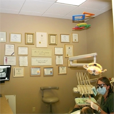 Accolades display at Long Valley dentist Cazes Family Dentistry LLC