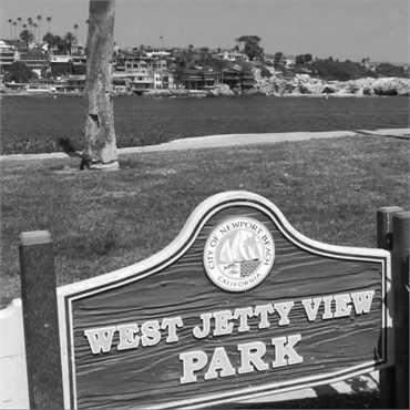 West Jetty View Park 23 minutes drive to the south of Newport Beach dentist John B Chrispens DDS