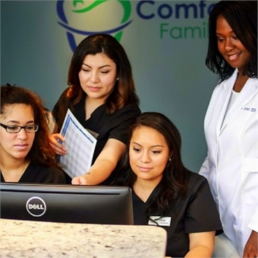 The dental team at Comfort First Family Dental