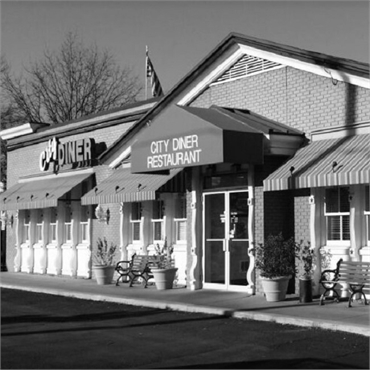 City Diner 12 minutes drive to the south of Falls Church dentist Comfort First Family Dental