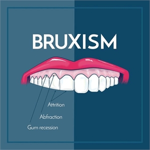 Effects of bruxism - people that clench and grind their teeth are more prone to attrition defects, abfraction lesions and gum recessions.