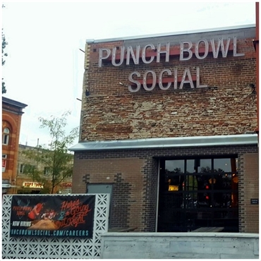 Punch Bowl Social Denver 7.5 miles to the north of Denver dentist Hampden Family Dental
