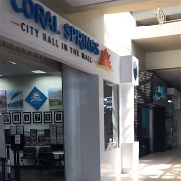 Coral Square 9 minutes to the south of Coral Springs dentist Dental Wellness Team