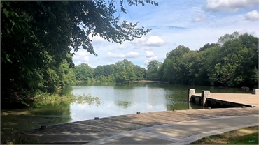 Lake Clara Meer in  Piedmont Park 27 miles to the south of Exceptional Dentistry at Johns Creek Juds