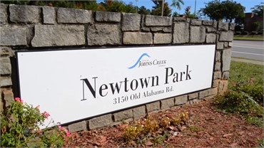 Newtown Park at 16 minutes drive to the west of Exceptional Dentistry at Johns Creek Judson T Connel