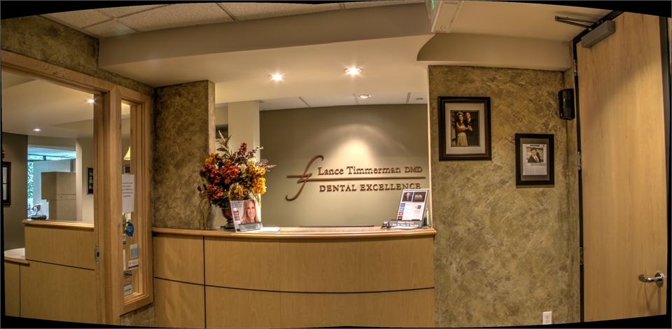 Front desk at Lance Timmerman's office in Tukwila WA