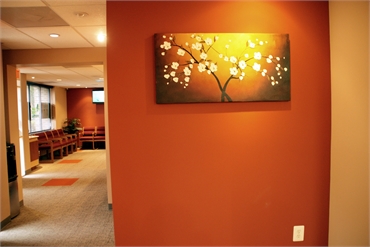 Art work at our implant dentistry in McLean