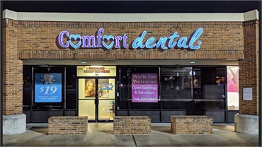 Storefront view Comfort Dental - Garland