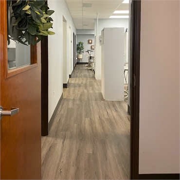 Hallway at Comfort Dental - Garland