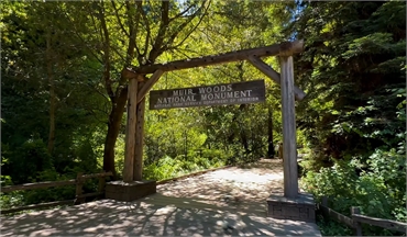 Muir Woods National Monument at 17 minutes drive to the west of Strawberry Village Dental Care