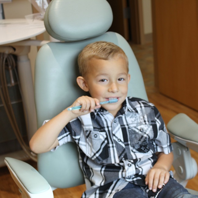 Happy pediatric patient at Wasilla dentist Alaska Center for Dentistry