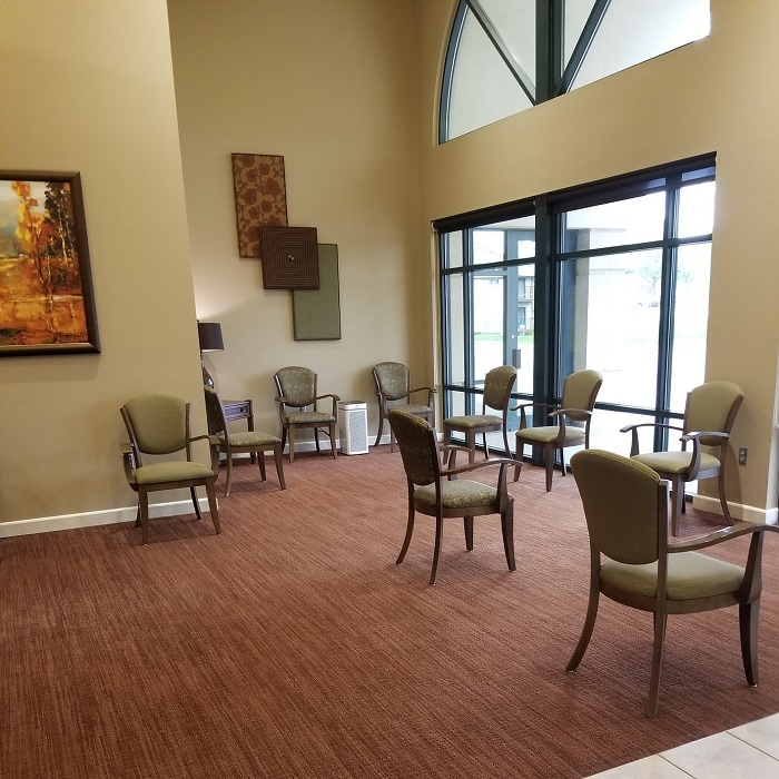 Waiting area at Kusek Family and Implant Dentistry Sioux Falls SD