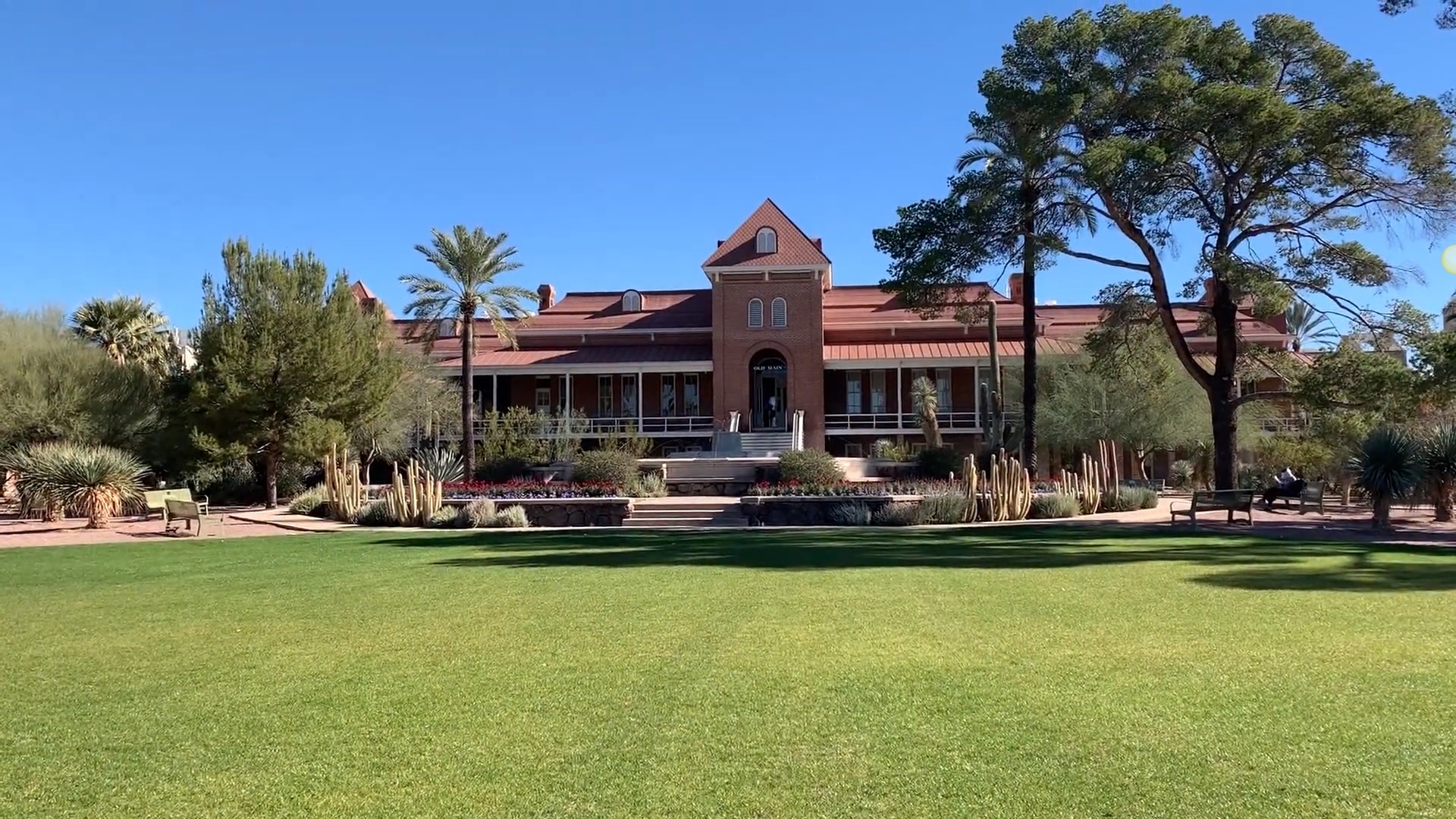 Old Main Building at 16 minutes drive to the southwest of Tucson ...