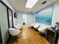 Waiting area and refreshment area at Precious Smiles Famiy Dentistry in Tampa FL