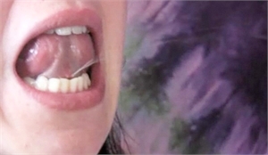 Gleeking is an intentional act of shooting saliva