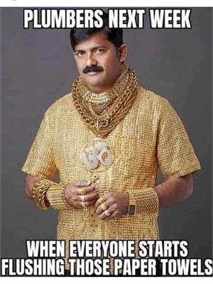 Plumbers getting rich