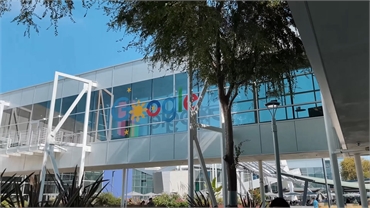 Googleplex at 11 minutes drive to the north of Sunnyvale dentist Derek H. Tang DDS