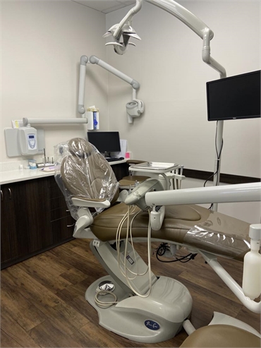 Dental chair at Westbank Dental