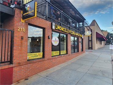 Limoncello Pizzeria Napoletana at 4 minutes drive to the east of Prickly Pear Family Dental Prescott