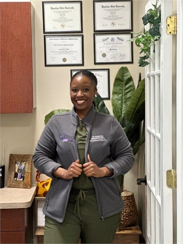 Hackensack pediatric dentist Dr. Nneka Obi in her office at First Street Smiles