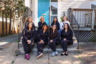 Dental team at Clarendon Family Dentistry