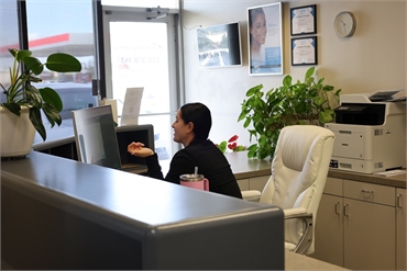 Frontdesk staff at Serenity Dental Spokane