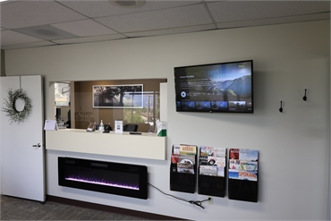 Waiting area at Serenity Dental Spokane WA