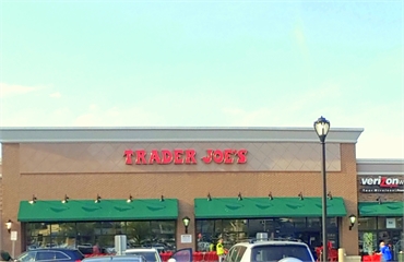 Trader Joe's at few paces to the east of Florham Park Smile Lounge