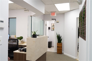 Checkout office at Florham Park Smile Lounge