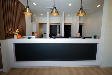 Front desk at Roseville Dental Company