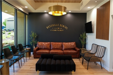 Waiting area at Roseville Dental Company