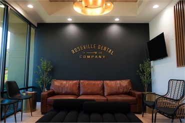 Reception area at Roseville Dental Company