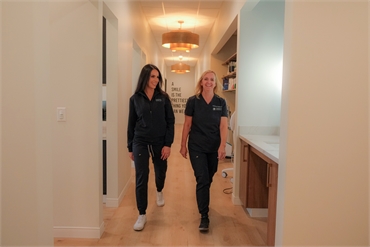 Dental hygienists in Hallway at Roseville Dental Company