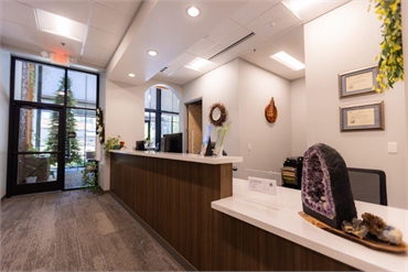 Reception area at Pine Hills Dentistry Grass Valley