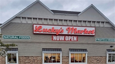 Lucky's Market Concord at 9 miles to the west of Concord dentist Little Mountain Dental