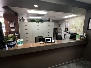 Reception area at Scottsdale Dental Arts