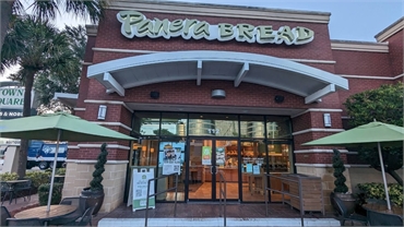 Panera Bread at 13 minutes drive to the east of Precious Smiles Family Dentistry