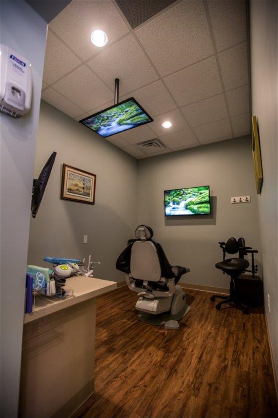 Operatory designed for patient comfort at Stono Dental Care