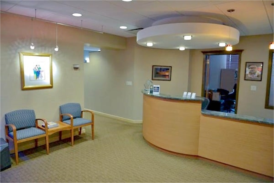 Reception desk of White Plains Restoration Dentistry Westchester Dental Group