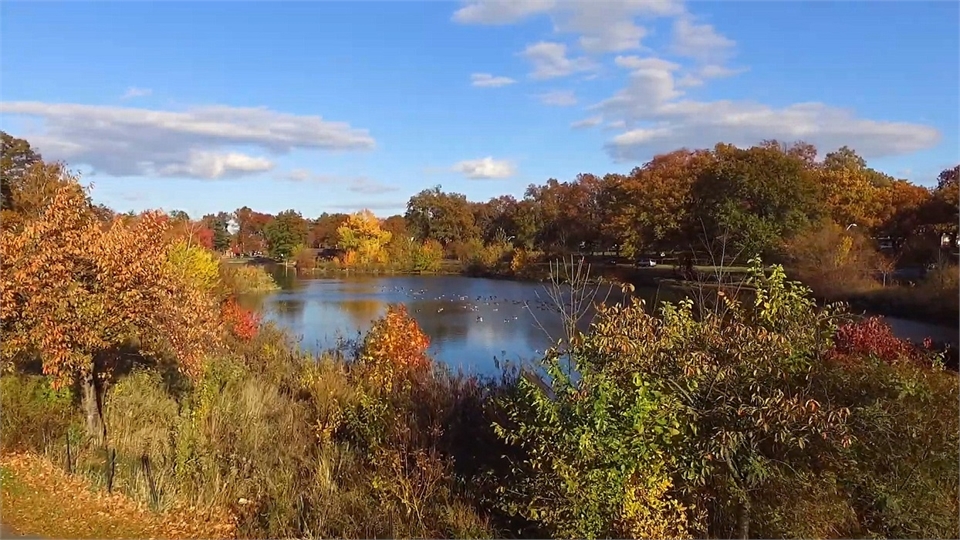 Warinanco Park at few minutes drive to the southwest of Elizabeth dentist Banker Dental Associates