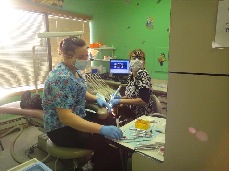 Dr. Foster at work at our family dentistry office in Anchorage